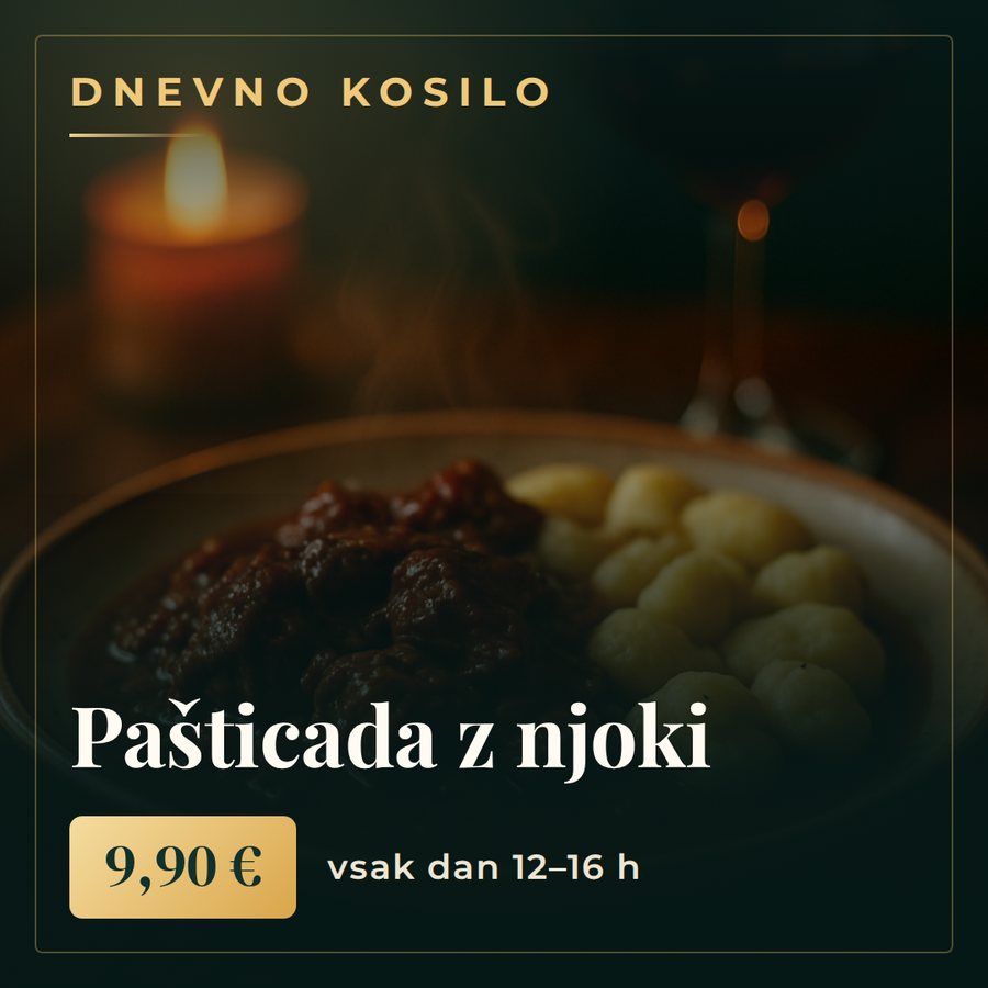 To je naredil Viktor · izmišljena restavracija in cena