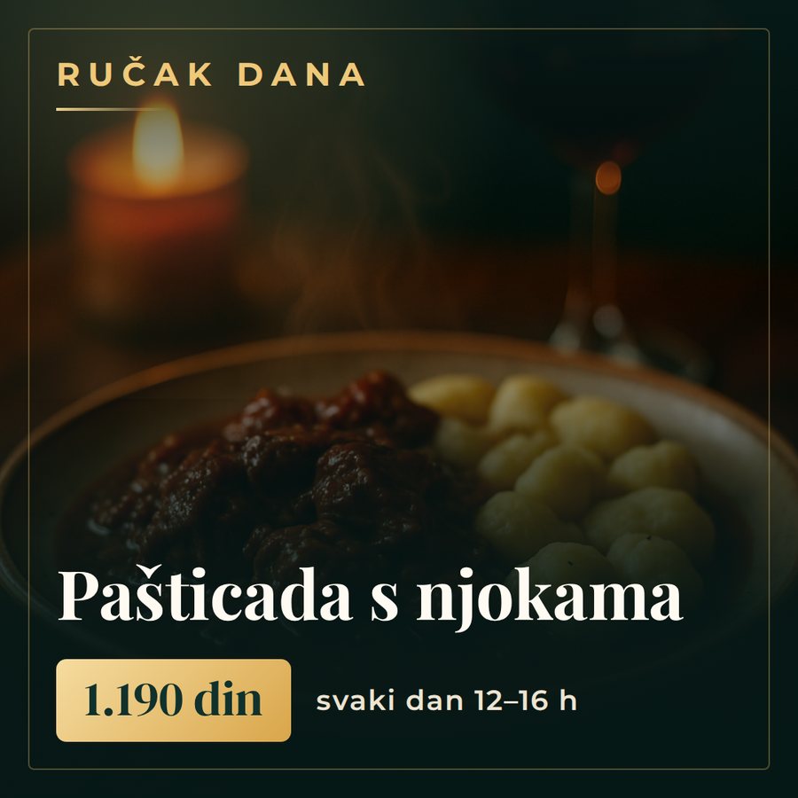 Ovo je Viktor napravio · izmišljeni restoran i cena